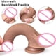 thumbnail image 4 of Pene de imitación de silicona líquida de doble capa de 16 cm para masturbación femenina, 4 of 5