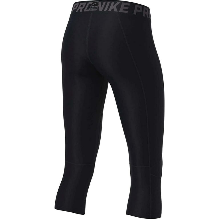 Nike Pro 286669 Boy`s 3/4 Printed Training Leggings, Size Medium