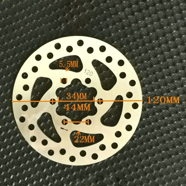 GLFILL 110/120/140/160mm Escooter Disc Brake Discs Electric Scooter Steel Brake Disc Rotor For Electric Scooter Brake Accessories 120mm
