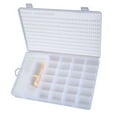 thumbnail image 2 of Floss Bobbins Storage Box with with Removable Dividers Embroidery Thread Storage Box with 120pcs Floss Bobbins Large Capacity Thread Storage Container for Home, 2 of 3