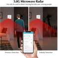 thumbnail image 4 of Motion Sensor, WiFi Human Presence Sensor,Millimeter Wave Radar Detection with TUYA/Smart Life(2.4 GHz Wi-Fi Required), 4 of 8
