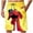 Yellow, variant on ZRGHAOYLQ Men's Quick Dry Dog Print Swimming Trunks Elastic Drawstring Waist Shorts Lightweight Loose Fit Casual Board Shorts with Pockets