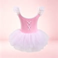 thumbnail image 6 of Bobifish Toddler Girls Ballet Dress Scoop Neck Ruffle Strap Sleeveless Multi-Layer Slim Tutu Dress Dance Children Girls Dresss, 6 of 6