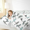 thumbnail image 4 of jejeloiu Cartoon Cute Bird Queen Comforter Set,Boho Bohemian Style Bedding Sets,Kawaii Floral Daisy Bedding Comforter Set For Girl Kids,Luxury Bedroom Decor Reversible,3-Piece, 4 of 8