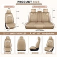 thumbnail image 4 of WRWolf Tacoma Seat Covers Car Seat Cover Full Set for Toyota Tacoma 2016-2023,Seat Covers for Cars,Automotive Seat Covers for SUV(Gray), 4 of 7