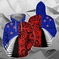 thumbnail image 3 of Sudadera con capucha con impresión 3D Nueva Zelanda Novedades Sudaderas con capucha y sudaderas para hombres Jersey Niño Sudadera con capucha deportiva Ropa de moda para mujeres Top, 3 of 5