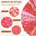 thumbnail image 4 of Threns 126Pcs Quilting Cotton Fabric Squares Sheets, Patchwork Cotton Fabric Sets, Multi-Color Printed Craft Fabric for DIY Sewing Scrapbooking Quilting Craft Patchwork,5" x 5", 4 of 8