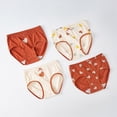thumbnail image 2 of NIEWTR Girls Toddler Underwear Kids Panties Soft Cotton Briefs Comfortable Cartoon Pattern（Red,1-2 Years), 2 of 4