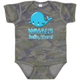 thumbnail image 3 of Inktastic Whale, Hello There Boys or Girls Baby Bodysuit, 3 of 5