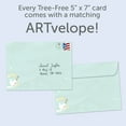 thumbnail image 3 of Tree-Free Greetings Holiday Greeting Card 2 Pack, 5x7, Peace Dove (GT65805), 3 of 6