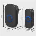 thumbnail image 2 of US Plug Wireless Doorbell Waterproof Smart Doorbell Home Door Bell Intelligent 4-Level Volume Control 32 Songs Doorbell, 2 of 5