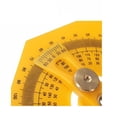thumbnail image 4 of MasteelfCA ABS Foldable Multi Angle Ruler Template Tool 4 Folding Flexible Measuring Instrument Tile Measuring Indoor Outdoor Tool Ruler (Yellow), 4 of 4