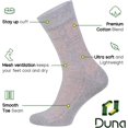 thumbnail image 4 of OWNTIDE 5-Pack Men's Dress Crew Socks, Ultra Thin Lightweight Breathable Cotton Socks, 4 of 9