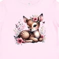 thumbnail image 4 of Inktastic Baby Girl Deer Cottagecore Girls Baby T-Shirt, 4 of 5