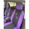 thumbnail image 5 of 9/4 piezas/juego de fundas para asiento de coche, funda para volante, funda universal para asiento de coche, funda universal estilo mariposa, rosa y morado, 5 of 5