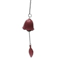thumbnail image 2 of Campana de viento japonesa de Furin campanas de viento de metal de campana de hierro fundido templo japonés colgante decoración del hogar rosa Magideal Campana de viento japonesa de Furin, 2 of 7