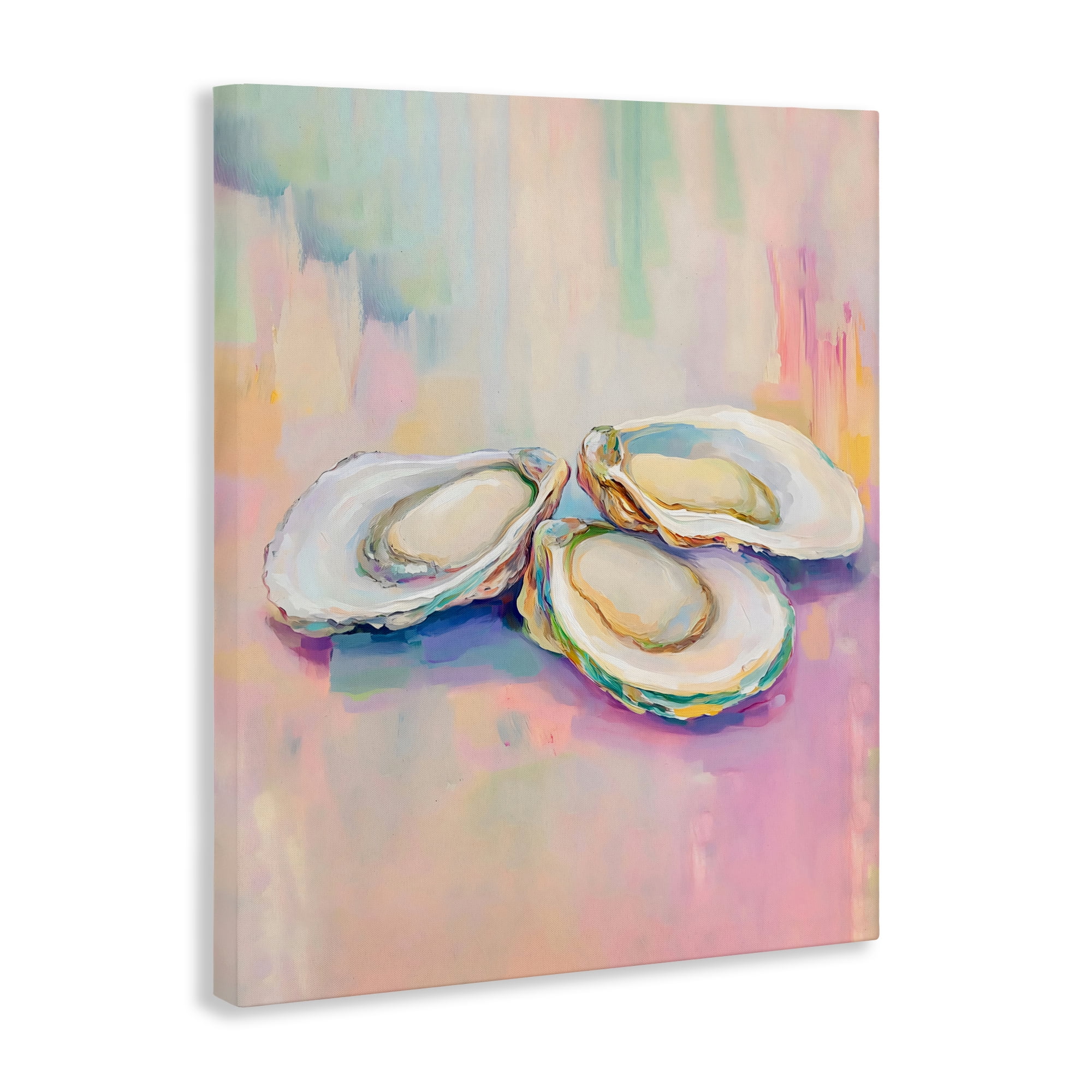 Stupell Industries Pastel Oysters Harmony Canvas Wall Art, design by The Prints Vibe
