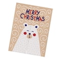 thumbnail image 4 of Cortinas divisorias de habitación con estampado navideño Oso Beige S, 4 of 9