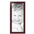 thumbnail image 2 of ArtToFrames 9" x 21" Cherry Picture Frame, 9x21 inch Red MDF Poster Frame (WOM-4643),  Pack, 2 of 8