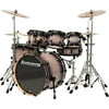 Ludwig Element Lacquer 6-Piece Fusion Shell Pack Black Burst