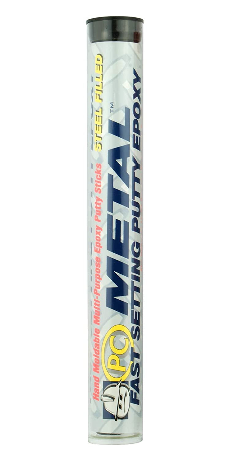 PC Products PCMetal Epoxy Putty, 4 oz Stick, Gray, 45555