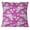 Magenta, variant on S4Sassy White Cotton Poplin Floral Print Square Pillow Case 2 Pcs Cushion Cover Home Decor-12 x 12 Inches