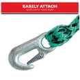 thumbnail image 4 of Airhead Heavy-Duty Kwik-Connect 12ft Tow Rope Harness, Black & Teal, 4 of 8