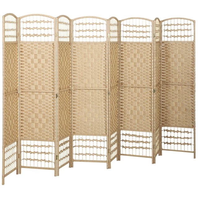 HOMCOM 5.6ft Folding Room Divider, Freestanding Privacy Screen for Bedroom