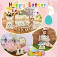 thumbnail image 5 of Easter Bunny Candy Gift Bags Set of 24, 7.87 Inch Reusable Cotton Fabric Decorations for Party Display, 5 of 8