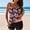 Multicolor 2, variant on Womens Tankini Swimwear with Boyshorts Bikini Set with Removable Padded, High Waisted Floral Print Bathing Suits for Party, Multicolor