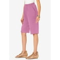 thumbnail image 3 of Roaman's Women's Plus Size Petite Plus Size Soft Knit Pull-On Bermuda Short, 3 of 5