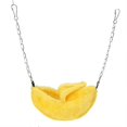 thumbnail image 1 of Yellow banana-shaped pet nest house, 1 of 5