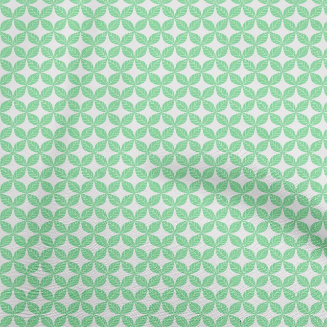oneOone Cotton Cambric Sea Green Fabric Asian Block Sewing Craft Projects Fabric Prints By Yard 42 Inch Wide