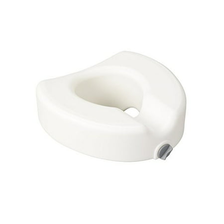 Raised Toilet Seat - Best Portable Elevated Riser - Toilet Seat Lifter for Bathroom Safety - Fits Round or