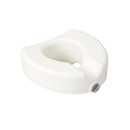 Raised Toilet Seat - Best Portable Elevated Riser - Toilet Seat Lifter for Bathroom Safety - Fits Round or (Best M1a Cheek Riser)