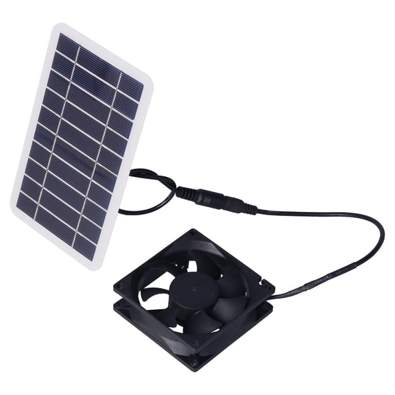 2.5W Solar Panel Fan Pet Exhaust Air Flowing for Outdoor Breeding Planting
