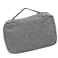 thumbnail image 3 of Bolsa de aseo colgante de viaje Bolsa de cosméticos de viaje Bolsa organizadora de lavado de artículos de tocador para colgar doblada para hombres y mujeres Gris, 3 of 10
