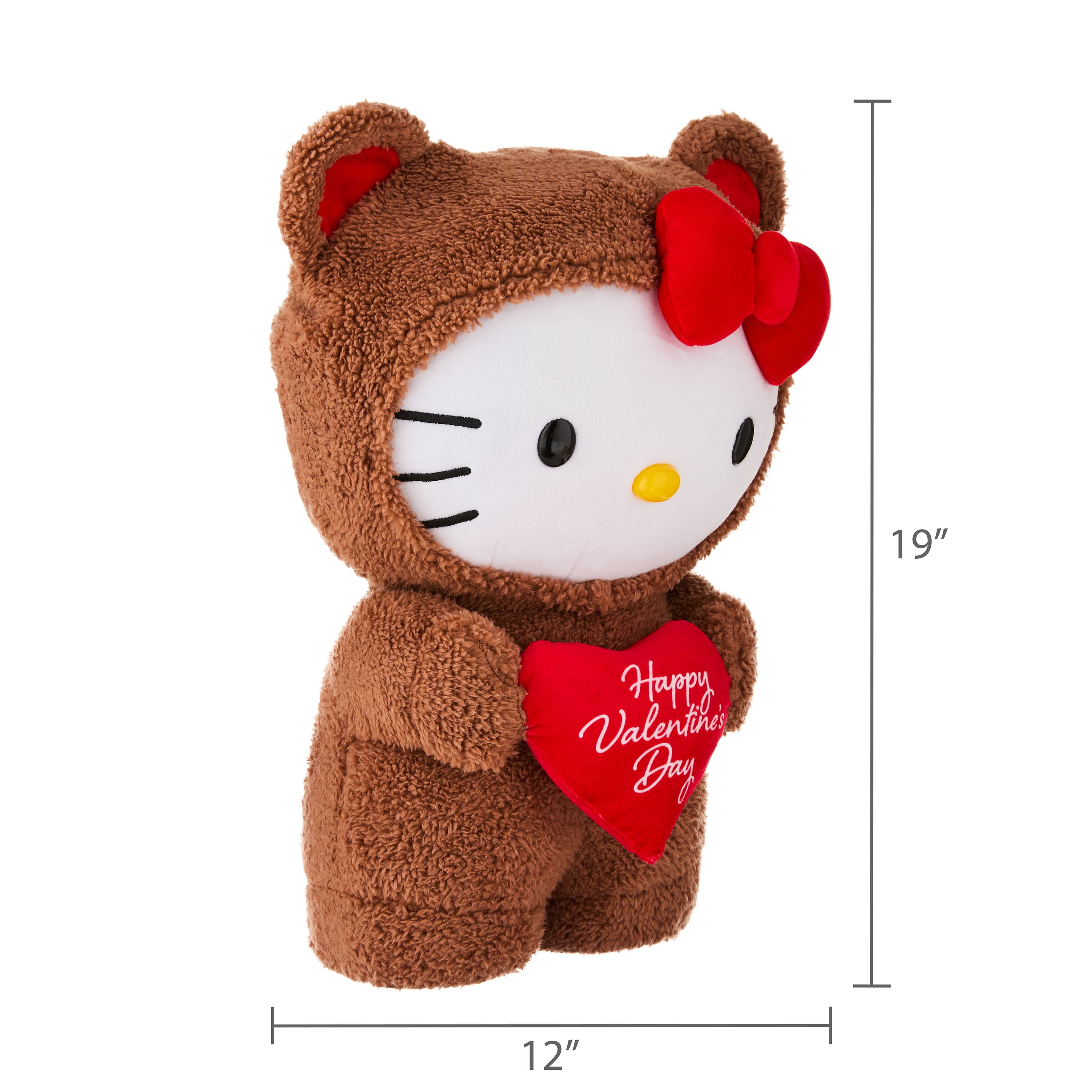 Valentine Greeter Hello Kitty Valentine Bears Sanrio, 16 inch