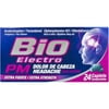 Bioelectro Extra Strength Pain Reliever/Nighttime Sleep Aid Caplets, 24 ct