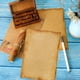 thumbnail image 4 of 48 Sheets of old looking / Vintage Design Paper A5, for vintage invites and letters, Christmas Invitation Card, 4 of 5