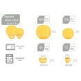 thumbnail image 2 of Stoneware Square 16pc Dinnerware Set, Matte Yellow, 2 of 5