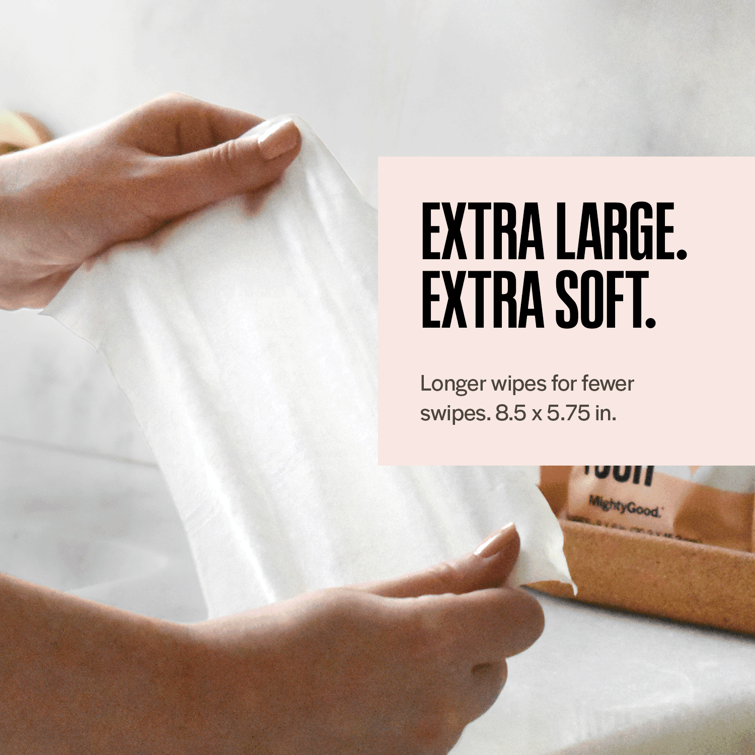 Wipe That Tush Flushable Wipes - Fragrance-Free - 4 Packs of 150 Wipes - 600 Total