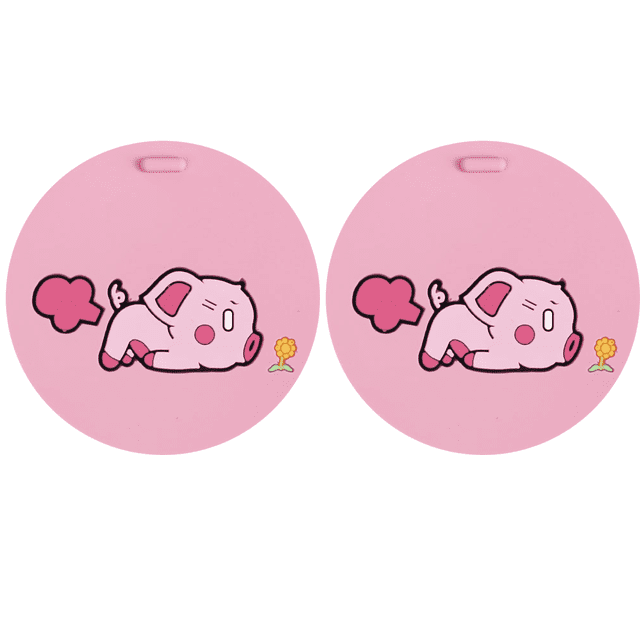 Posavasos para coche, absorbente, lindo, divertido, moderno, diseño de personajes de dibujos animados, goma, nuevo