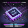 thumbnail image 5 of Mini PC para juegos Acemagic S1 con Windows 11, Intel 12.º Alder Lake N100 DDR4, 16 GB, 512 GB, WIFI5, Bluetooth 4.2, VGA, 5 of 5