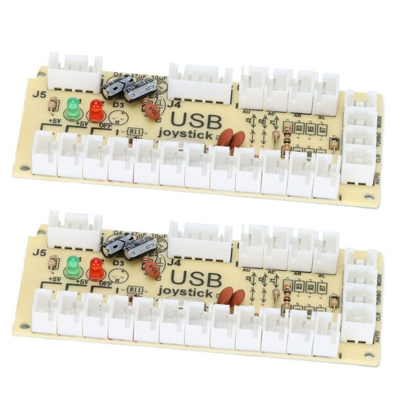Arcade Game Controller USB Encoder Zero Delay to Joystick Button for PC MAME Raspberry Pi RetroQM070913 (Double)