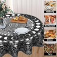 thumbnail image 4 of Boho Round Tablecloth 60 Inch - Western Table Cloth Ethnic Tribal Southwestern Bohemian Circle Table Cover for Dinning Kitchen Farmhouse Picnic, 4 of 7