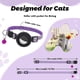 thumbnail image 2 of Paquete de 3 collares para gatos, collar para gatos con cierre de seguridad de 3/8" de ancho, cinta reflectante y mascota para perros y gatos (3 colores), 2 of 5