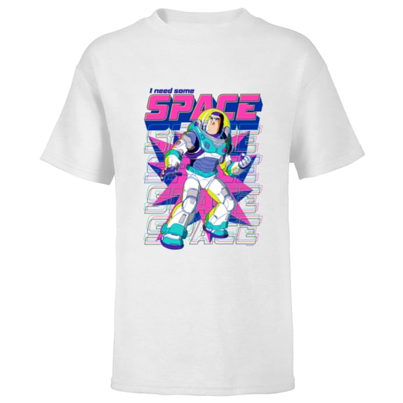 Disney PIXAR Lightyear I Need Some Space - Short Sleeve T-Shirt for Kids - Customized-White