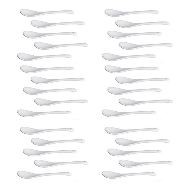 Juego de 30 Cuchara de Ceramica Cucharadita Cuchara de Mermelada Miel