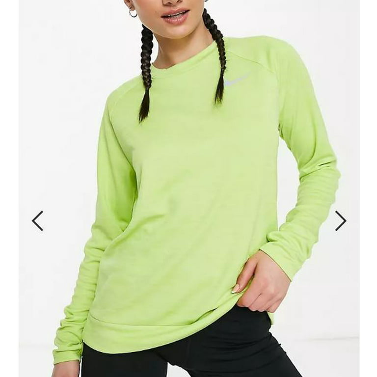 Running Women Athletic Long Sleeve T-shirt Volt, Neon Yellow, - Walmart.com